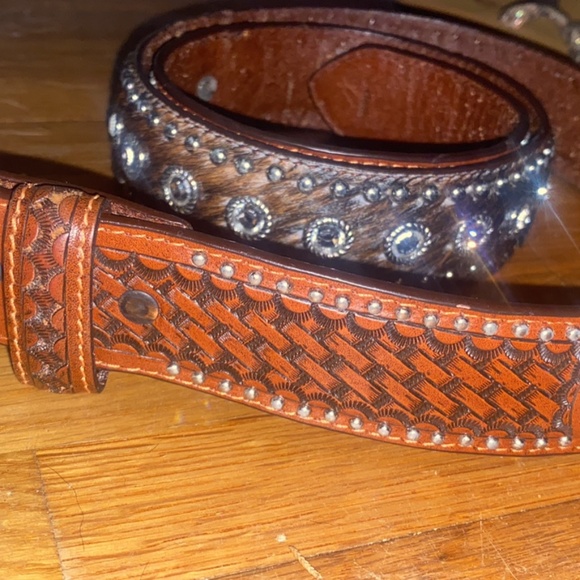 Rhinestone western belts